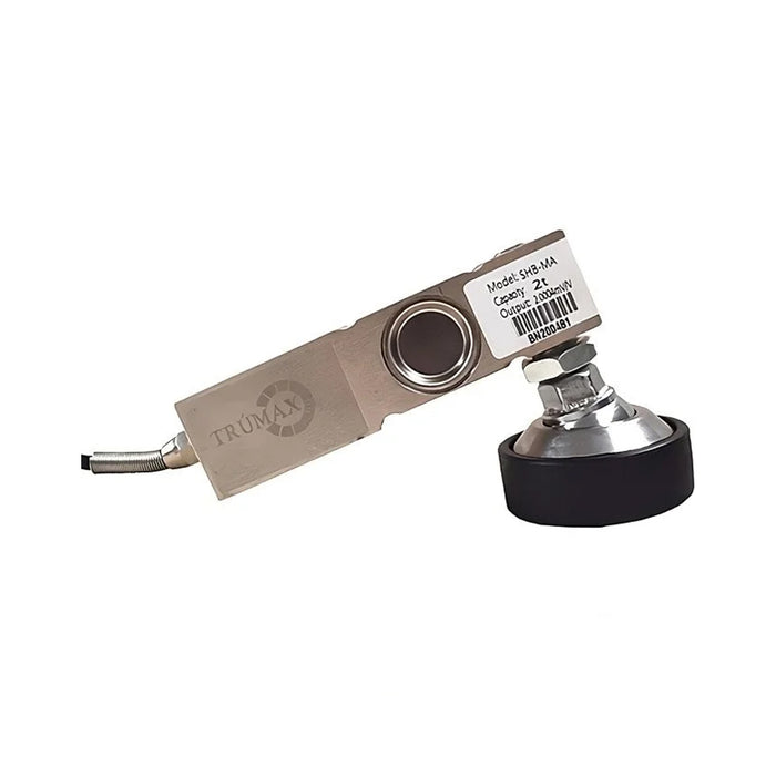 La celda de carga SHB-MA de Trumax es ideal para plataformas de bajo perfil, con capacidades desde 200kg hasta 5000kg. Fabricada en acero con protección IP67, ofrece sensibilidad de 2mV/V y 3mV/V.