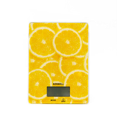 Bascula Balanza Gramera de cocina Badecol medidora de volumen de agua y leche, en vidrio templado de 4 mm.