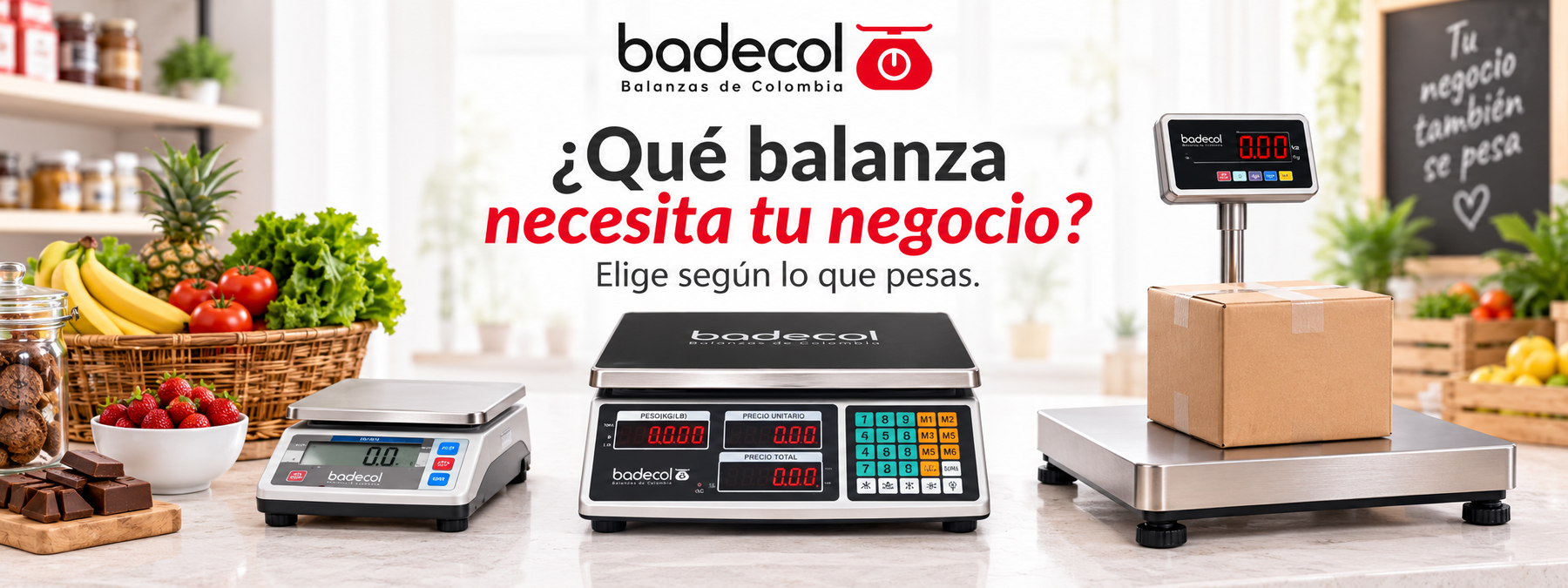 ¿Qué balanza necesita tu negocio? Guía para elegir según lo que vendes
