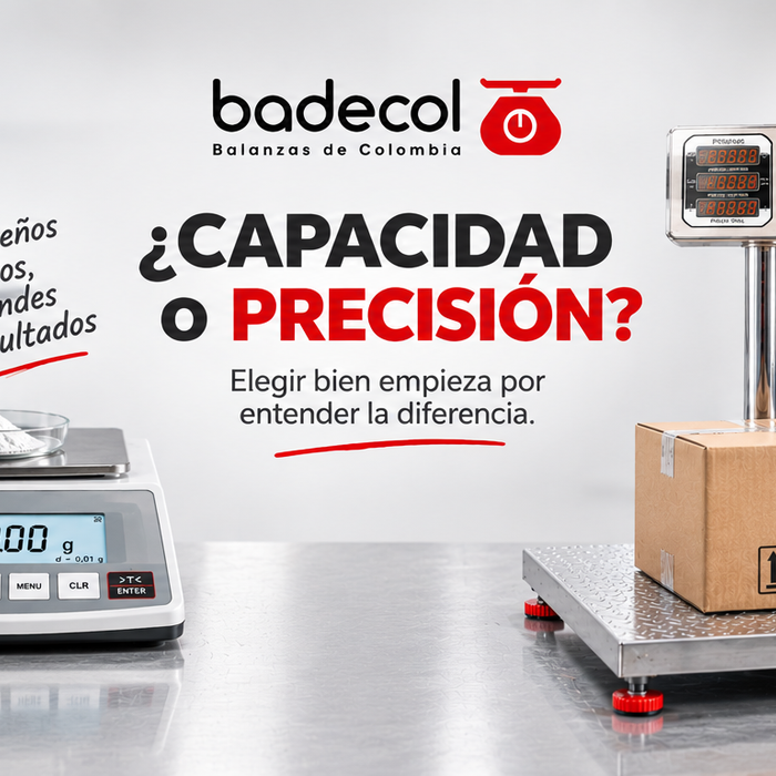 ¿Qué significa la capacidad y precisión de una balanza? Guía para elegir correctamente