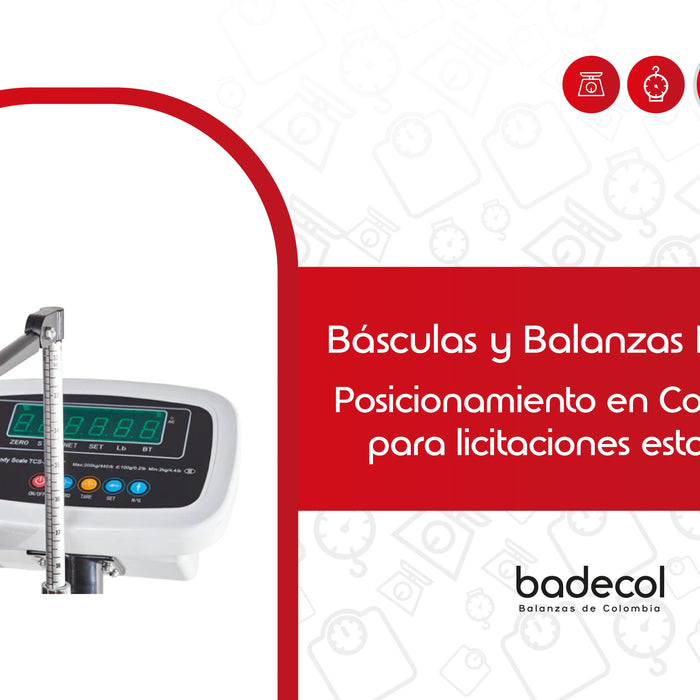 Básculas y Balanzas Médicas de Badecol: Posicionamiento en Colombia para Licitaciones Estatales