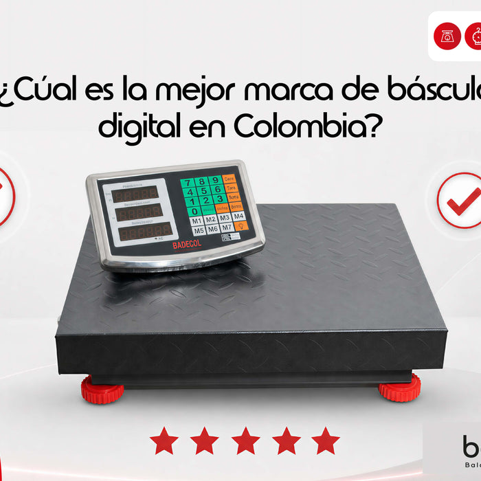 ¿Cuál es la mejor marca de báscula digital en Colombia?
