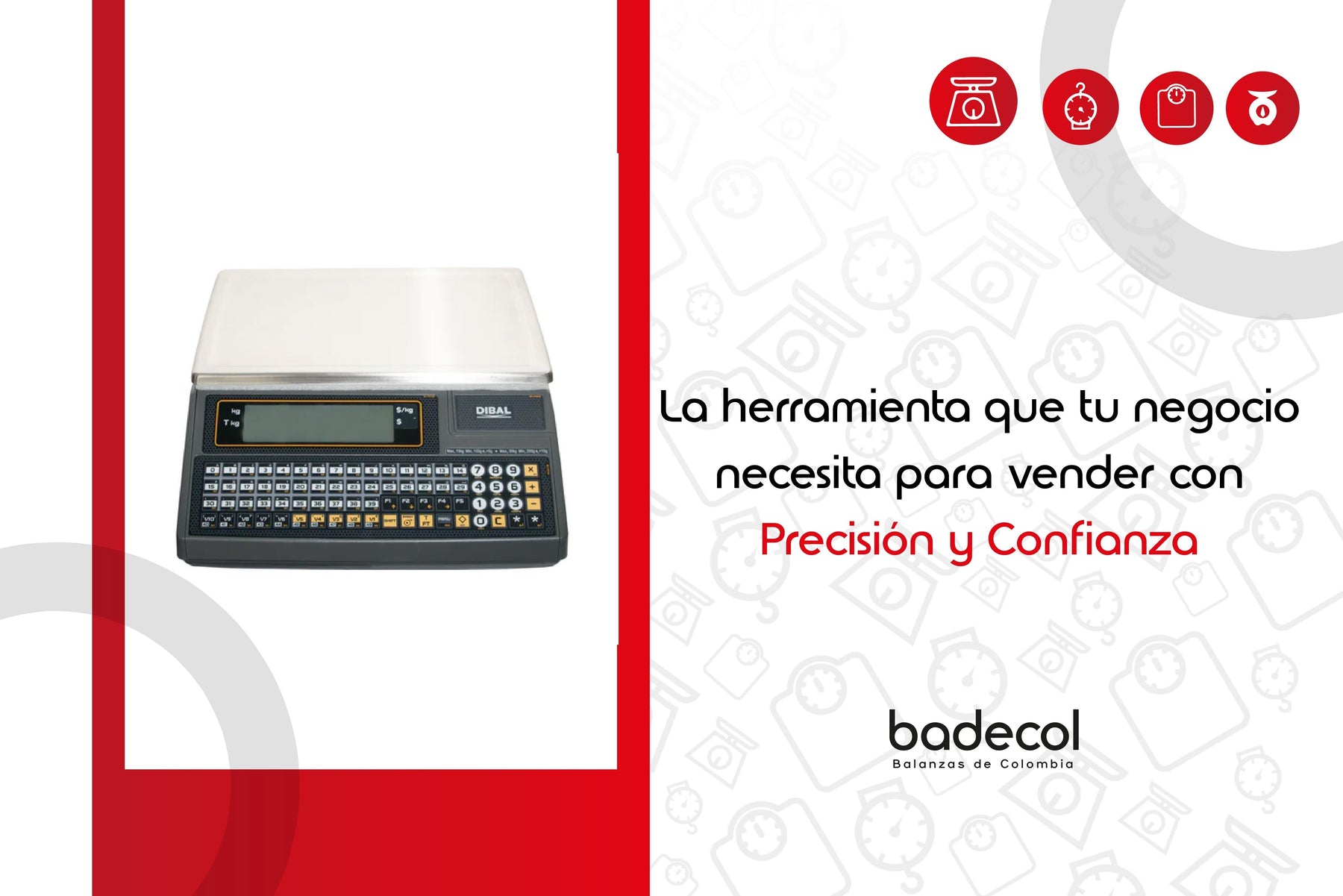 Balanzas Dibal: tecnología, precisión y presentación profesional para tu negocio