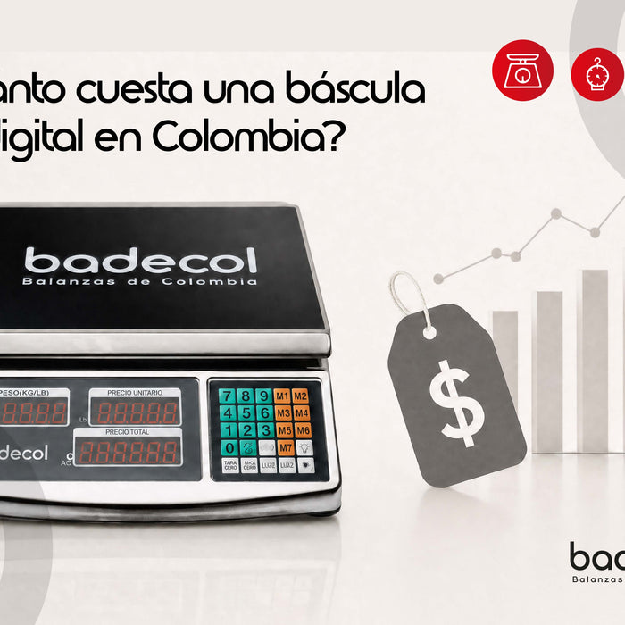 ¿Cuánto cuesta una báscula digital en Colombia?