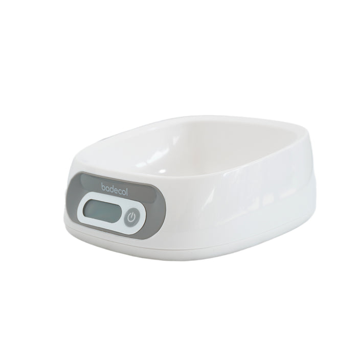 Nuestra nueva gramera digital para mascotas; gramera Pet Badecol combina tecnología de precisión con un diseño práctico para garantizar que tu compañero peludo reciba exactamente la cantidad de alimento que necesita, dado que es un plato medidor de alimento para perros y gastos