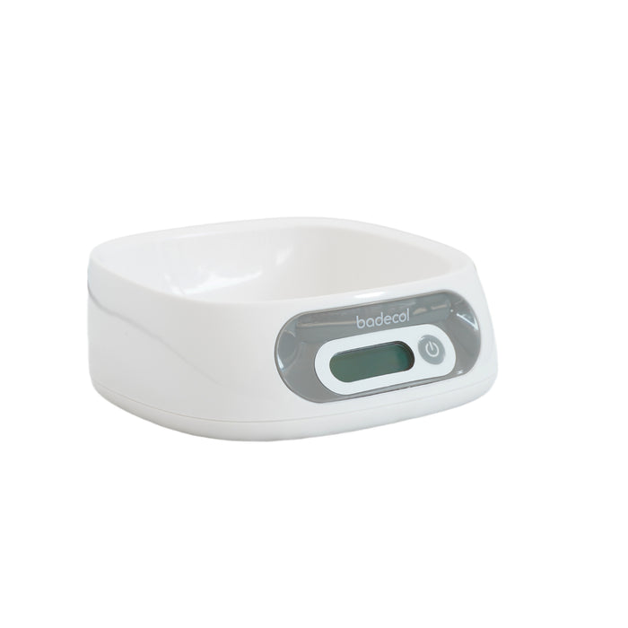 Nuestra nueva gramera digital para mascotas; gramera Pet Badecol combina tecnología de precisión con un diseño práctico para garantizar que tu compañero peludo reciba exactamente la cantidad de alimento que necesita, dado que es un plato medidor de alimento para perros y gastos