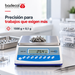 Balanza de Mesa Electrónica MIX-M1500,  8 unidades de medición, peso porcentual, conteo de piezas por muestra, límites de peso.