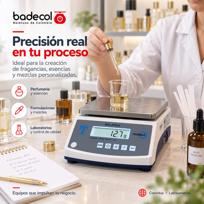 Bascula Balanza de mesa de alta precisión y alta resistencia con 8 unidades de medición