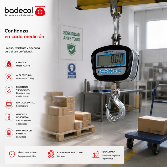 Báscula de Colgar Electrónica XENIT