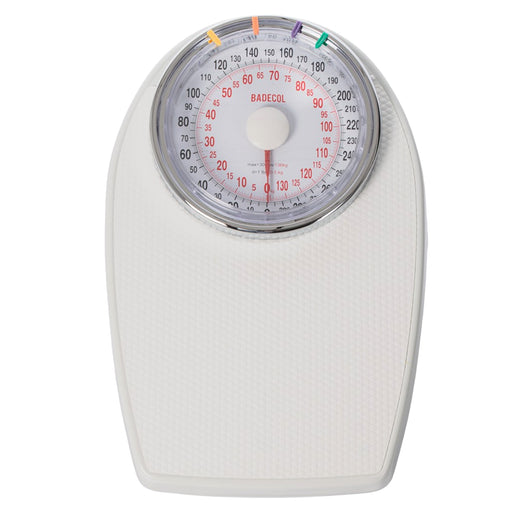 Balanza Bascula pesa persona Badecol DT602, Las básculas pesa personas analogas de grado medico y de funcionamiento mecánico son una herramienta esencial en todo tipo de entorno médico.