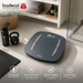 Báscula digital pesa persona Badecol con medición corporal, ideal para controlar el peso y hacer seguimiento de indicadores como porcentaje de grasa, masa muscular, agua corporal, masa ósea y calorías.

Su diseño electrónico permite realizar mediciones prácticas en casa, gimnasios, consultorios de nutrición, centros de bienestar y espacios de control personal.