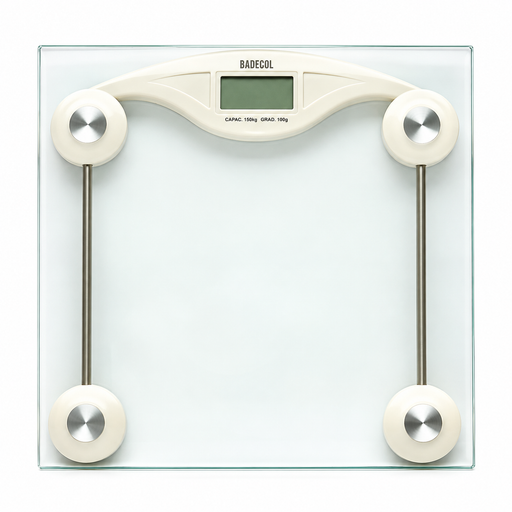 Bascula Balanza pesa persona que Por su modelo, capacidad y facilidad de manejo, este modelo es uno de los más atractivos para consultorios, Hospitales, Centros Médicos, etc.  Fabricada en acero inoxidable, vidrio templado y plástico.