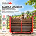 Bascula electronica para animales con encierro, ganadera. La bascula ganadera electrónica badecol, es ideal para pesar bovinos y reses de gran tamaño. La Báscula esta soportada sobre 4 sensores o celdas de carga, con cerramiento en corral de madera de alta durabilidad.