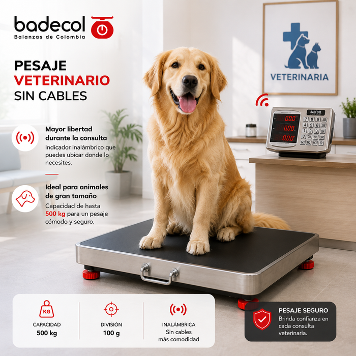 La bascula electrónica inalámbrica es ideal para pesar paquetes de tamaño mediano, de mayor uso en el área industrial, dado que por su tamaño y capacidad, favorece el recibo o despacho de mercancía en medianas cantidades o pesos