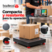 Báscula Inalámbrica Industrial 150KG Badecol,  es ideal para pesar paquetes de tamaño mediano, de mayor uso en el área industrial, dado que por su tamaño y capacidad, favorece el recibo o despacho de mercancía en medianas cantidades o pesos.