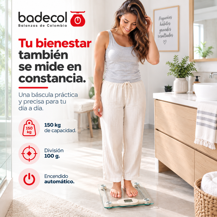 Bascula Balanza pesa persona que Por su modelo, capacidad y facilidad de manejo, este modelo es uno de los más atractivos para consultorios, Hospitales, Centros Médicos, etc.  Fabricada en acero inoxidable, vidrio templado y plástico.
