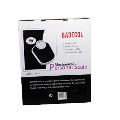 Balanza Bascula pesa persona Badecol DT612, Las básculas pesa personas analogas de grado medico y de funcionamiento mecánico son una herramienta esencial en todo tipo de entorno médico.