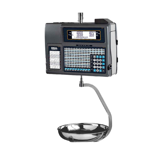 La Balanza Marca Dibal es la balanza ideal para carnicerias, contiene impresora de etiquetas o ticket, esta construida en ABS de alta resistencia, tiene doble display LCD reto-iluminado tanto para comprador como para vendedor.