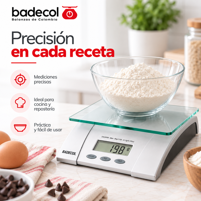 Bascula Balanza Gramera Construida en ABS de alta resistencia y vidrio templado, ideal para pesar cualquier clase de artículo, con una amplia bandeja que ofrece la comodidad y variedad en el servicio de uso. 