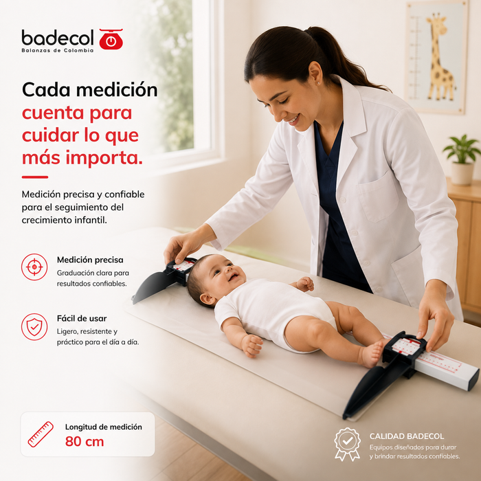 Los infantómetros son una herramienta esencial para los profesionales de la salud y los padres para monitorear el crecimiento y desarrollo de los bebés y los niños pequeños. Con su diseño seguro, preciso y duradero, los infantómetros garantizan mediciones confiables y precisas de la longitud y el peso del bebé.