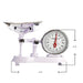 Bascula Balanza de mostrador analoga detecto o de reloj mecanica con platon en acero inoxidable que facilita el pesaje de los alimentos, granos, frutas y verduras.