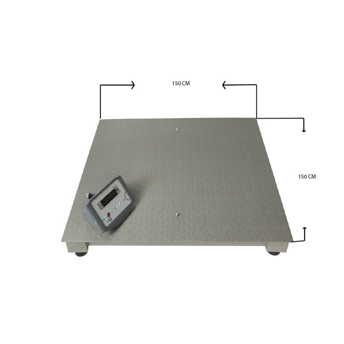 Bascula Balanza fabricada en tubo estructural de alta resistencia, especial para trabajo pesado, plataforma en lamina alfajor calibre 3/16 que se adapta a sus necesidades para obtener un control de entradas y salidas de productos, control de inventario, ahorro de tiempo y dinero en operaciones de verificación de peso.
