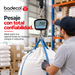 La báscula tipo gancho Trumax cuenta con numerosas funciones que facilitan las labores del pesaje requerido en el sector industrial como acumulación de pesadas, congelamiento de peso, auto apagado etc.  Su fácil manejo y precisión son características importantes que permiten que estas básculas trabajen en ambientes comerciales y/o industriales manejando las funciones mencionadas a través del control remoto o directamente en el gancho. 