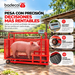 La Báscula Porcina electrónica marca Badecol, esta diseñada para que su uso sea de fácil manipulación y transporte; la bascula esta sobre un sistema de ruedas y manijas tipo carretilla. Fabricada en estructura tubular, con corral en malla metálica y piso de rejilla platico antideslizante.