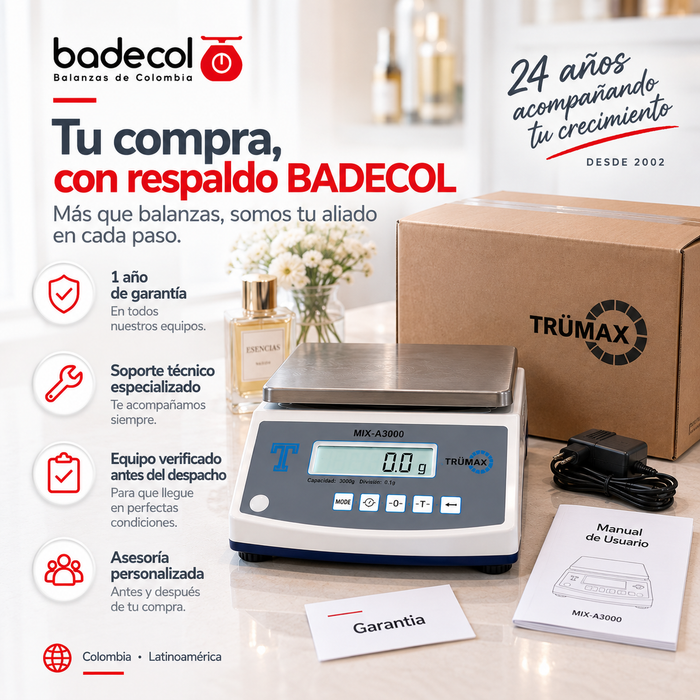 Bascula Balanza de mesa de alta precisión y alta resistencia con 8 unidades de medición