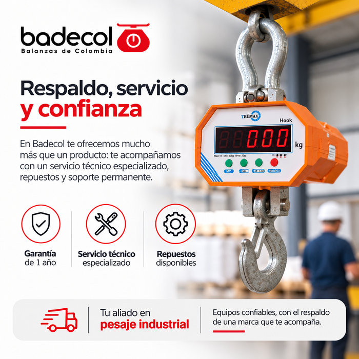 Báscula de Colgar Electrónica HOOK