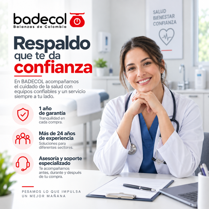 Balanza Bascula pesa persona Badecol DT602, Las básculas pesa personas analogas de grado medico y de funcionamiento mecánico son una herramienta esencial en todo tipo de entorno médico.