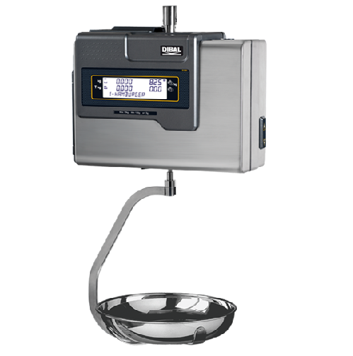 La Balanza Marca Dibal es un balanza para carniceria, contiene impresora de etiquetas o ticket, esta construida en Acero Inoxidable, tiene doble display LCD reto-iluminado tanto para comprador como para vendedor.