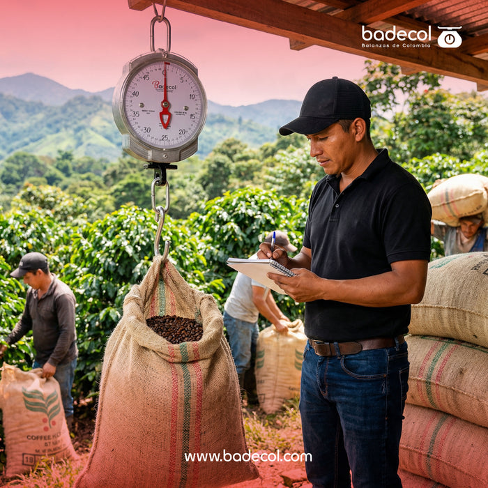 Balanzas mecanicas analogas de colgar badecol, optimas para plazas de mercado, fruvers y  el campo