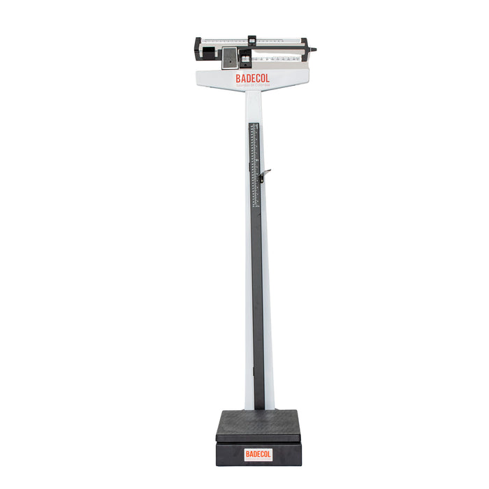 La bascula con tallímetro RGTA 200 Badecol, es ideal para los consultorios, centros médicos, hospitales y clínicas. Permite tener en una sola báscula la medición del peso corporal y estatura del paciente.