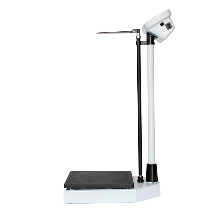 La bascula con tallímetro TCS 200 RT Badecol, es ideal para los consultorios, centros médicos, hospitales y clínicas.  Permite tener en una sola báscula la medición del peso corporal y estatura del paciente.